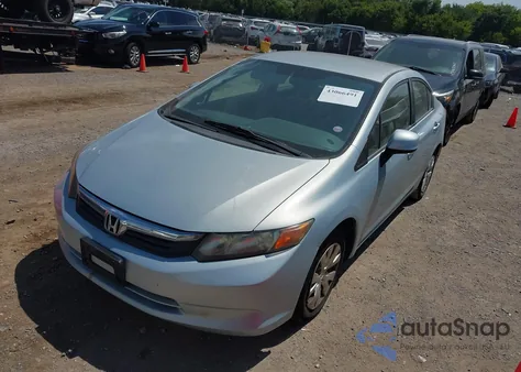 2012 Honda Civic Lx from USA, damaged, VIN 2HGFB2F53CH589730